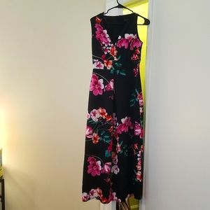 Womens maxi floral dress